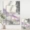 Designart - Watercolor Minimal Purple Tones I - Modern Farmhouse Premium Canvas Wall Art